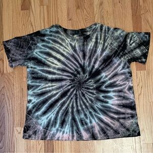 Wild Fable Black Tie Dye T-shirt Size XS
